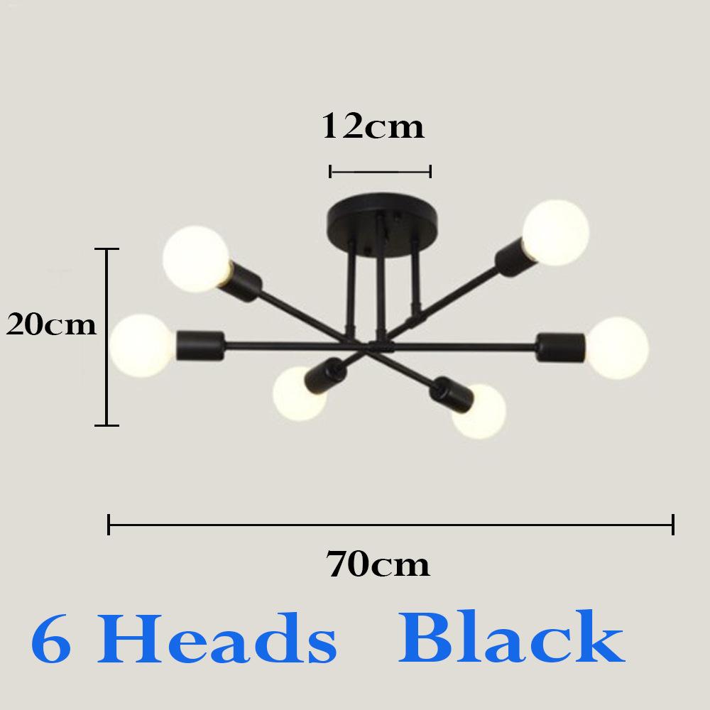 

Потолочные светильники Современные Множественные Светодиодные Патроны E27 Черный/Белый/Золотой Для Гостиной / Спальни Внутреннее Освещение Ретро