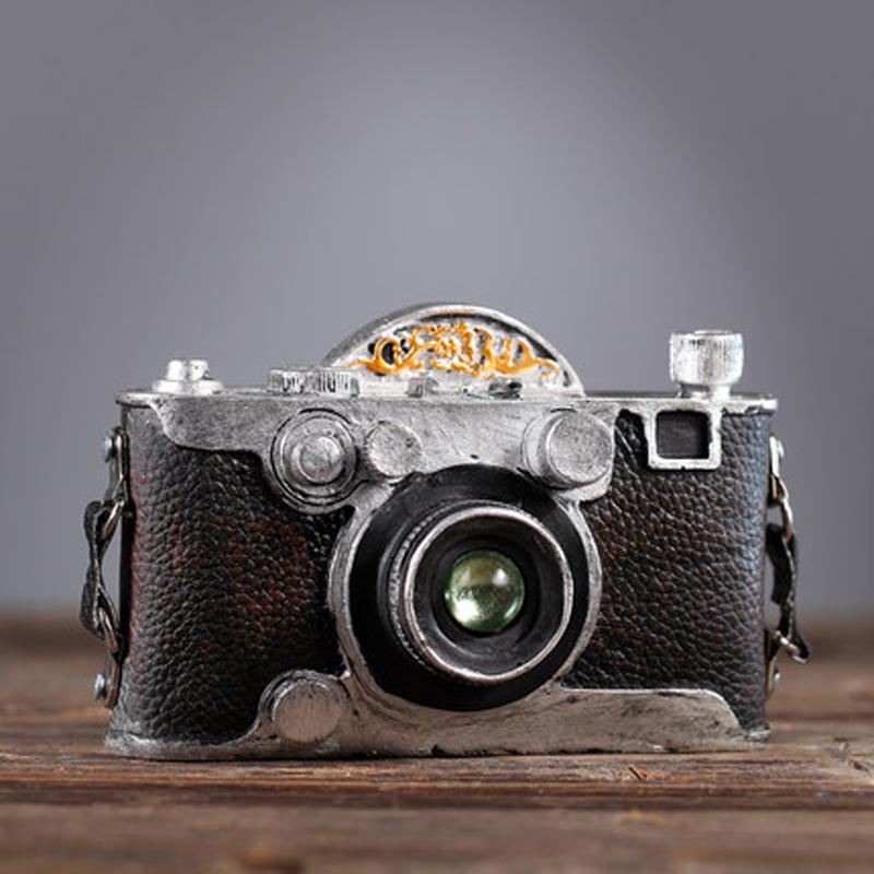Поделка из смолы в виде камеры, Ретро ностальгические украшения, Аксессуары для домашнего декора, Подарок из Европы