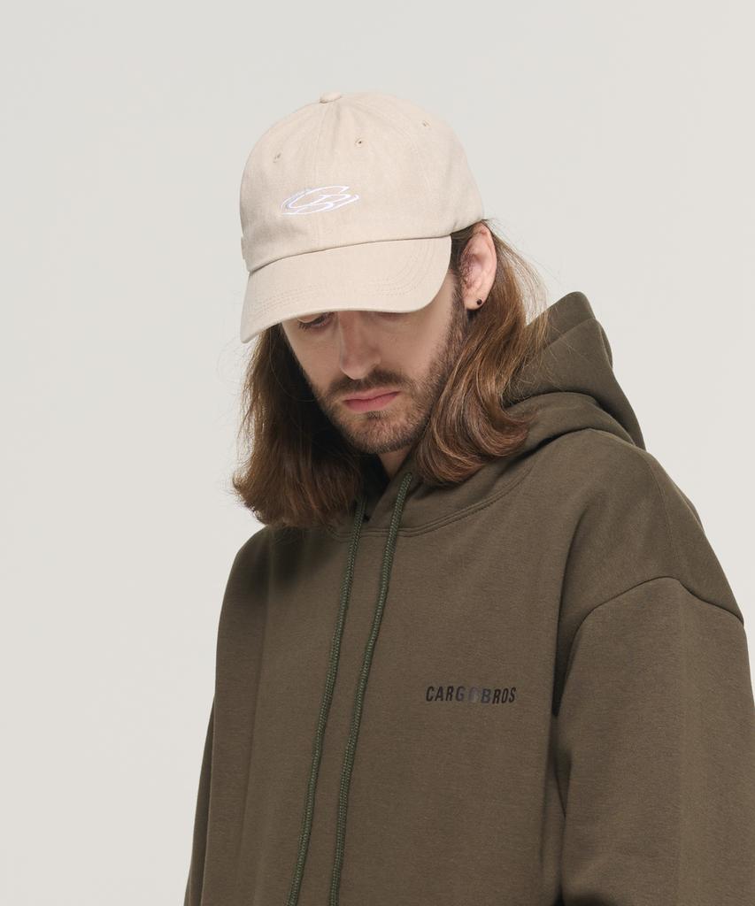 CARGOBROS Circle Logo Pigment Ball Cap (Beige)