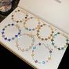 Elegant Floral Jewelry Bracelet For Women With Alloy And Crystal Accents