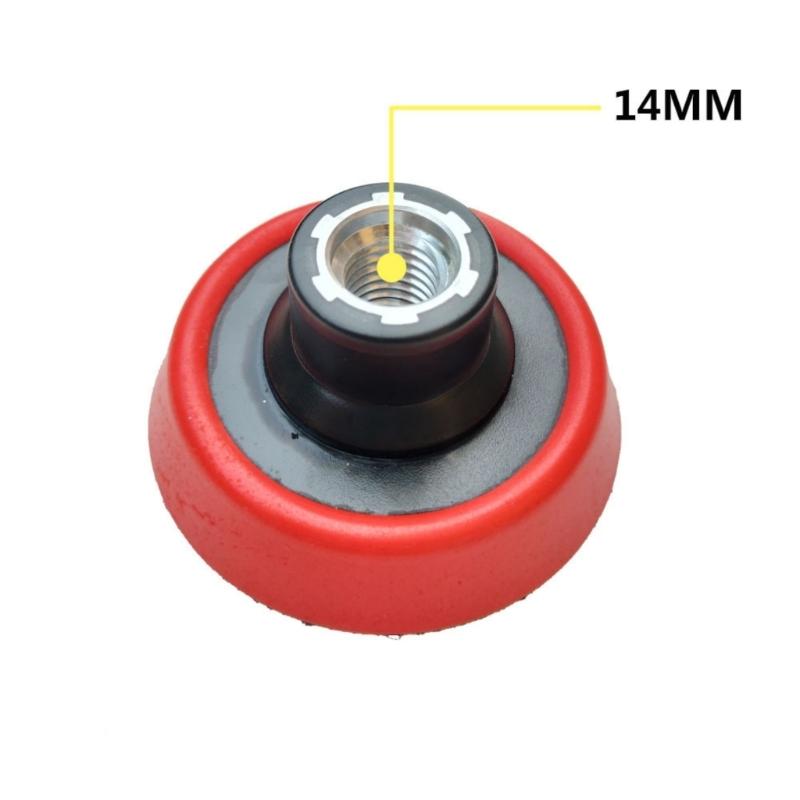 M14 Threaded Extension Shaft For Angled Grinder With 3 Adapter Rod And Pad Holders For Secure Polishing In Tight Space