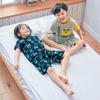 Summer Boys' Home Wear Suit Pure Cotton Kids Thin Short-Sleeved Shorts Two-piece Set Air Conditioning Clothes Motor Car 90-150