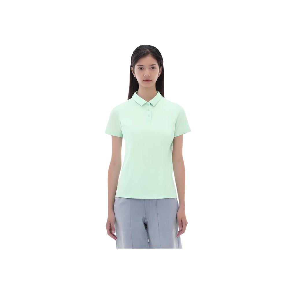 Skechers Godri Fashion Simple Moisture-Wicking Quick-Dry Short Sleeve Polo Shirt Women tops Light-Water-Green P225W210-01XB