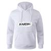 Autumn Teens Long Sleeve Black Gray Hooded Sweatshirt Hoodie Sportswear