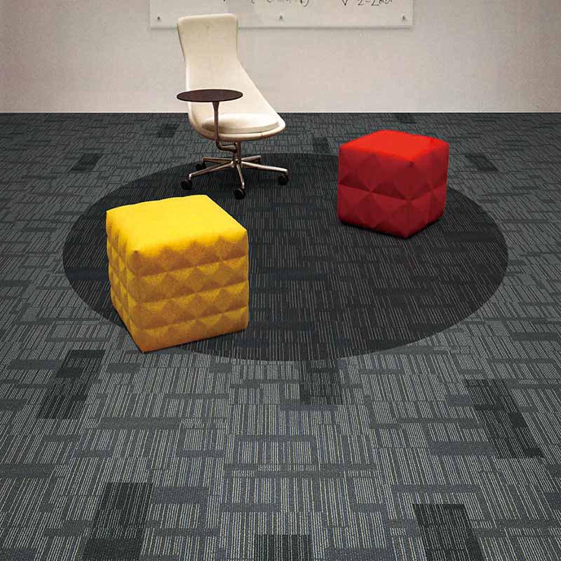 Modular Jacquard Carpet Tiles for Offices, Hotels, Apartments, Airports, Exhibitions, Shops, and Living Rooms