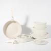 16-Piece Non-Stick Cookware Set with Detachable Handles