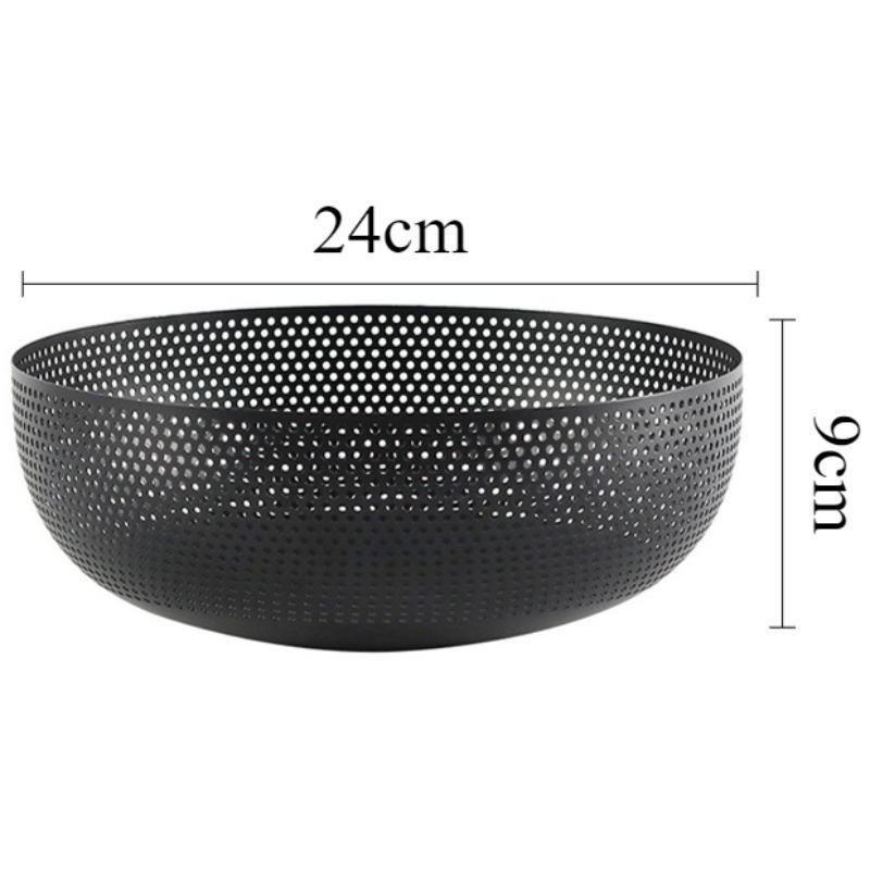 

Luxury Fruit Bowl Iron Fruits Basket Aesthetic Decorative Fruit Tray Elegant Modern Living Room Fruits Trays Table Decorations чёрный
