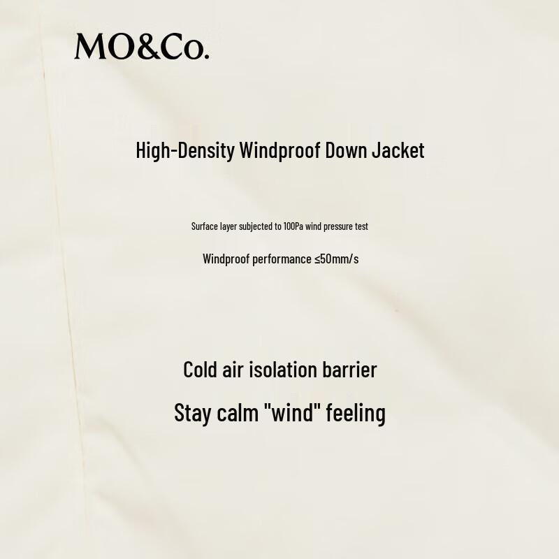 MO&Co. Women's Windproof Asymmetrical Wrap Down Jacket