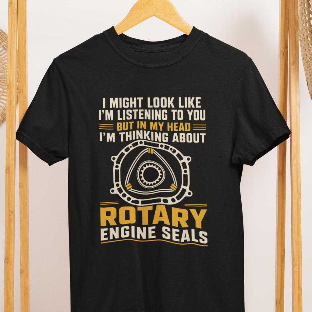 Rotary Engine Seals T-Shirt, Wankel Car Lover Mechanic Tee, Mazda RX7 Style Comfort Colors