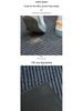 Anti-slip Striped Entrance Door Mat for Home or Office - Water Absorbent & Dust Removing Carpet