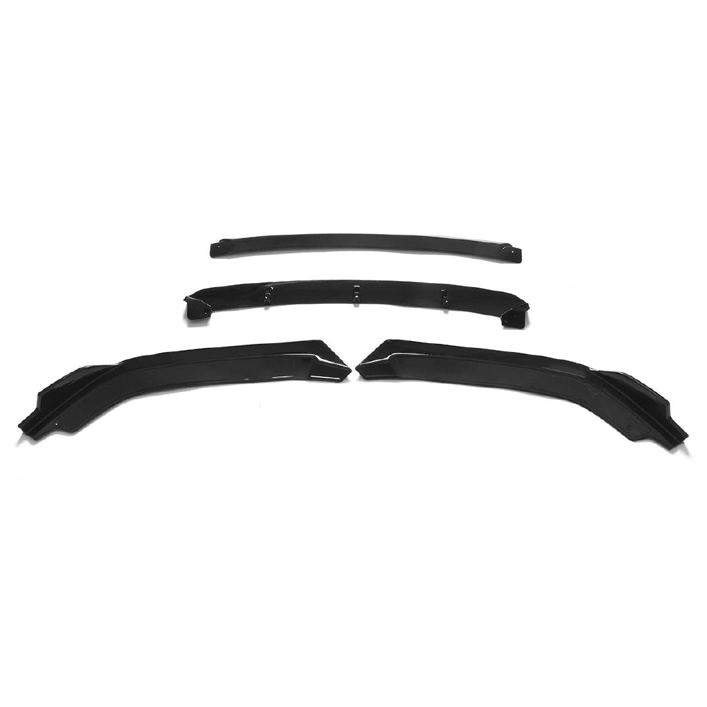 Spoiler für Honda Civic Limousine ABS Glänzend Schwarz 4-türig Glänzend Schwarz 16+ Frontstoßstangenlippe Karosserie-Kit