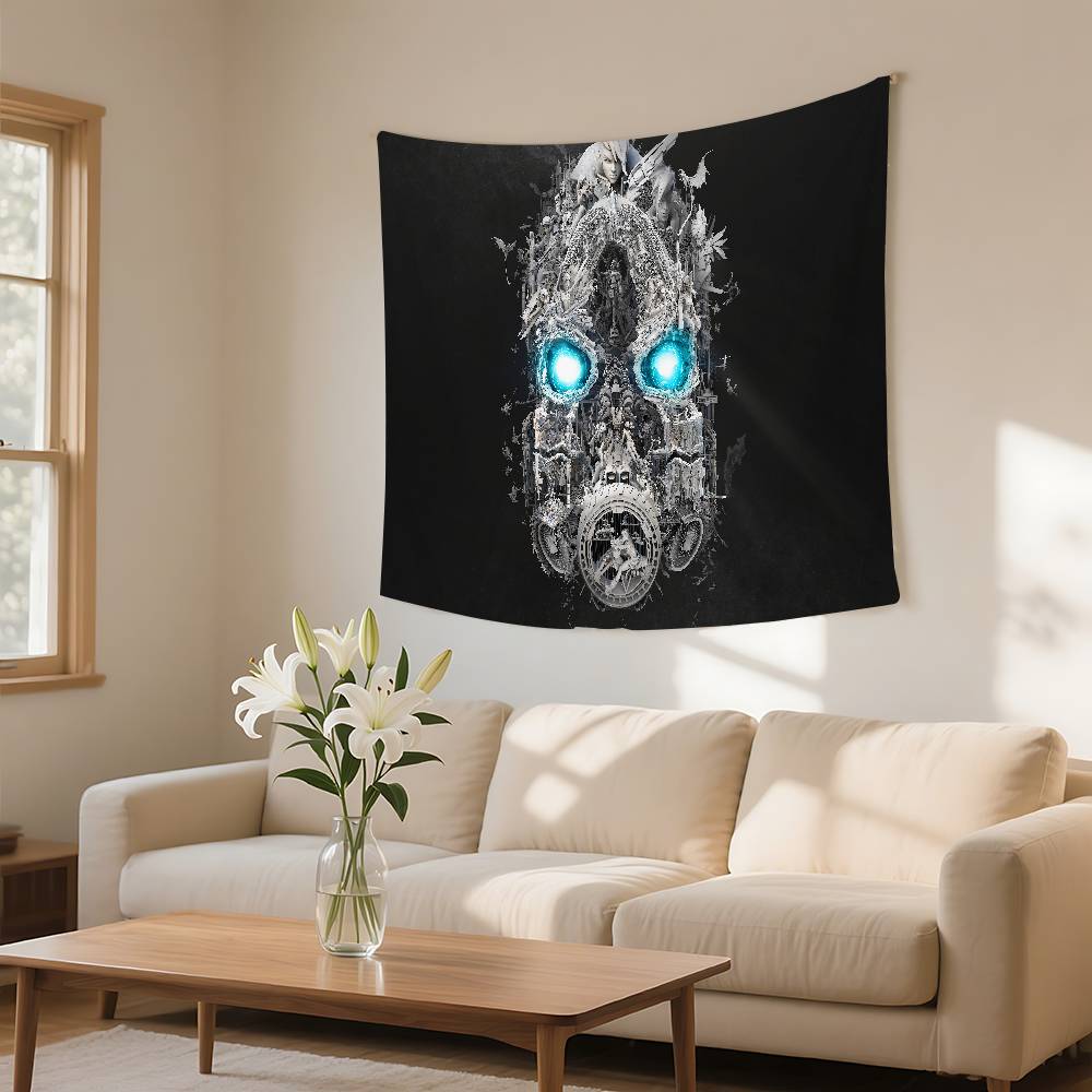 GAME BBORDERLANDS Tapestry Wall Hanging Tapestry Art Deco Blanket Curtain Hanging At Home Bedroom Living Room Decor
