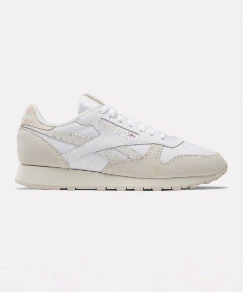[Reebok] Classic Leather (W) - Серый:Белый RESO3FJ1WWT 225