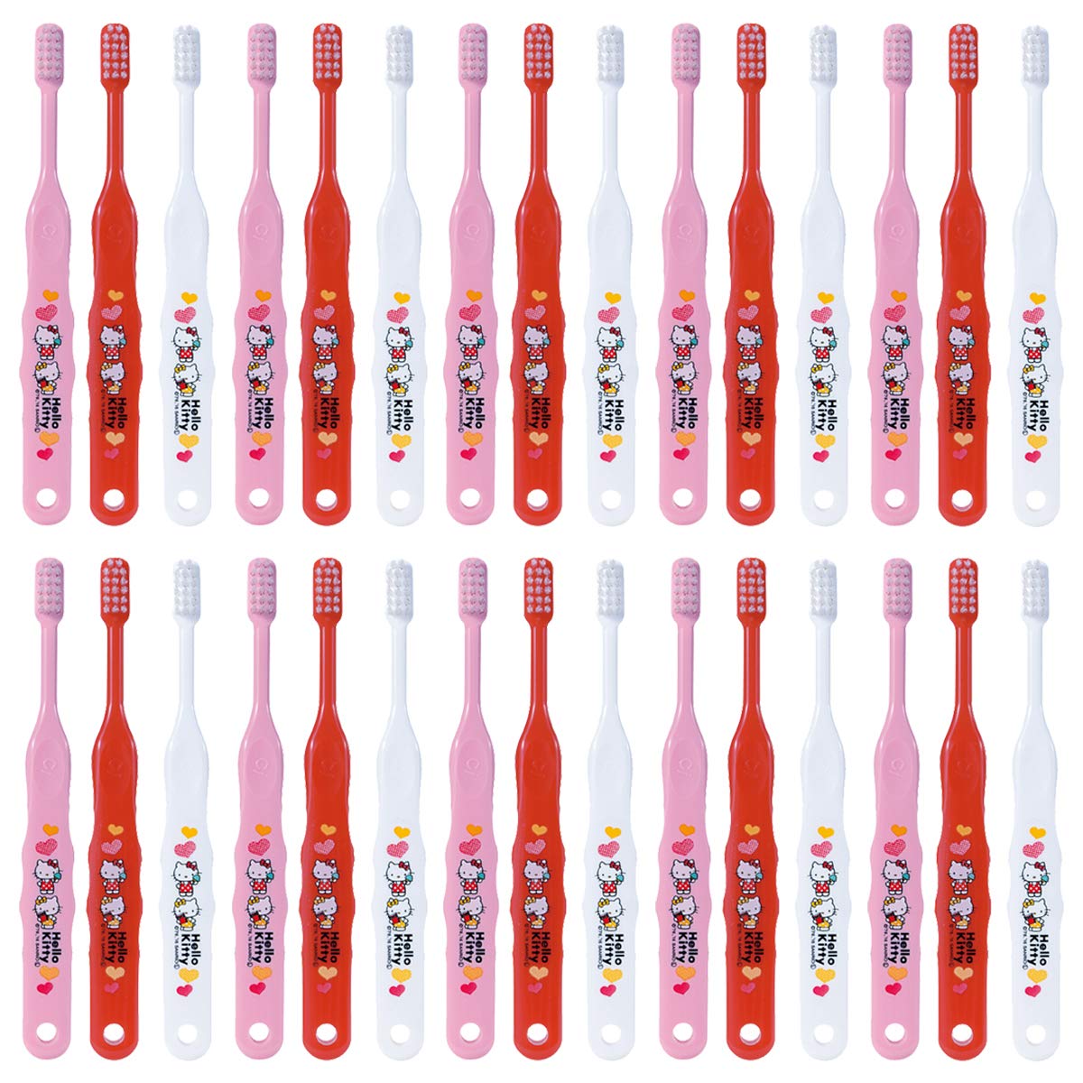 

Зубная щетка Ci 502 Sanrio Hello Kitty x 30 Для младенцев и учеников начальной школы. Оптовая закупка зубной щетки. (Нормальный) [Стоматологическая продукция]