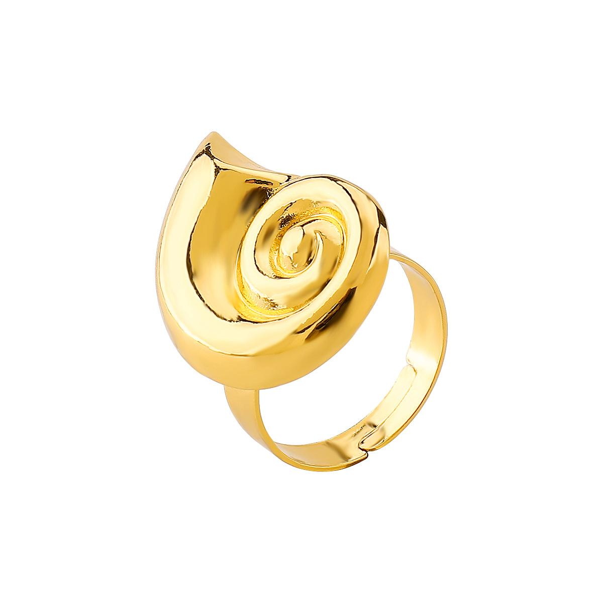 Европейские и американские летние серьги-ракушки из сплава, персонализированное и креативное высококлассное ожерелье-кольцо