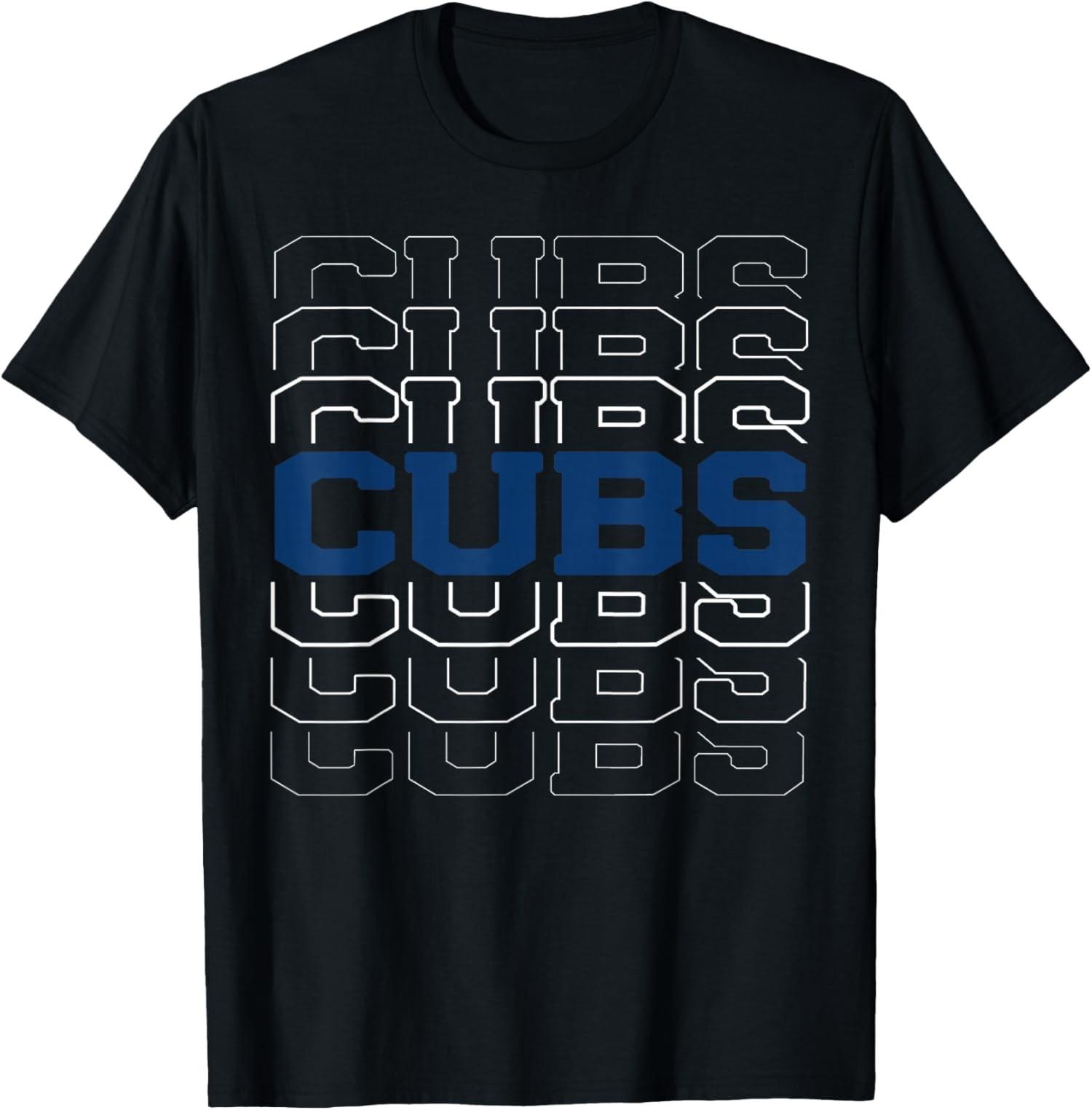 Retro Vintage Cubs Name Retro Design Unisex T-Shirt S разноцветный