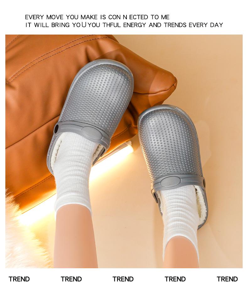 2025 Winter Warm Velvet Couple Slippers - Home & Outdoor Large Size