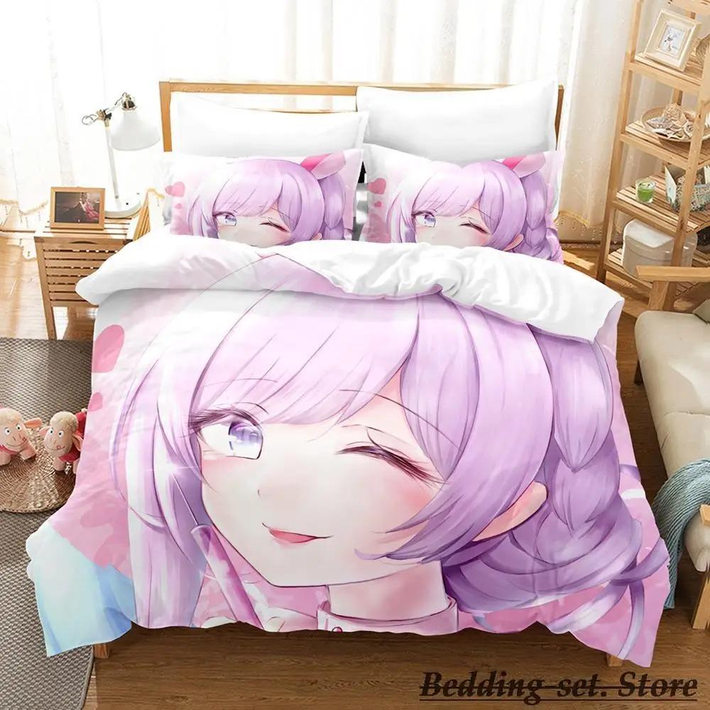D4DJ All Mix Sängkläder Set Enkelt Twin Full Queen King Size Sängset Vuxen Barn Sovrum Påslakanset Anime sängkläder Säng