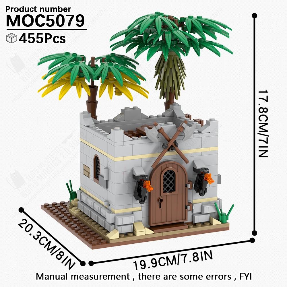 MOOXI Military Wars Simulation WW2 Battlefield Weapons Vehicle Model Set MOC Bricks DIY Building Blocks Toys Children Adult Gift