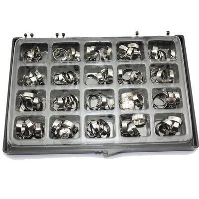 1 Box Zahnmolar-Bukkalröhrchen-Bänder 16#-35# Roth/MBT Kieferorthopädisches Edelstahl-Bukkalröhrchen-Band