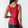 Women's Comfortable High-Stretch U-Neck Shaping Tank Top With Built-in Pads