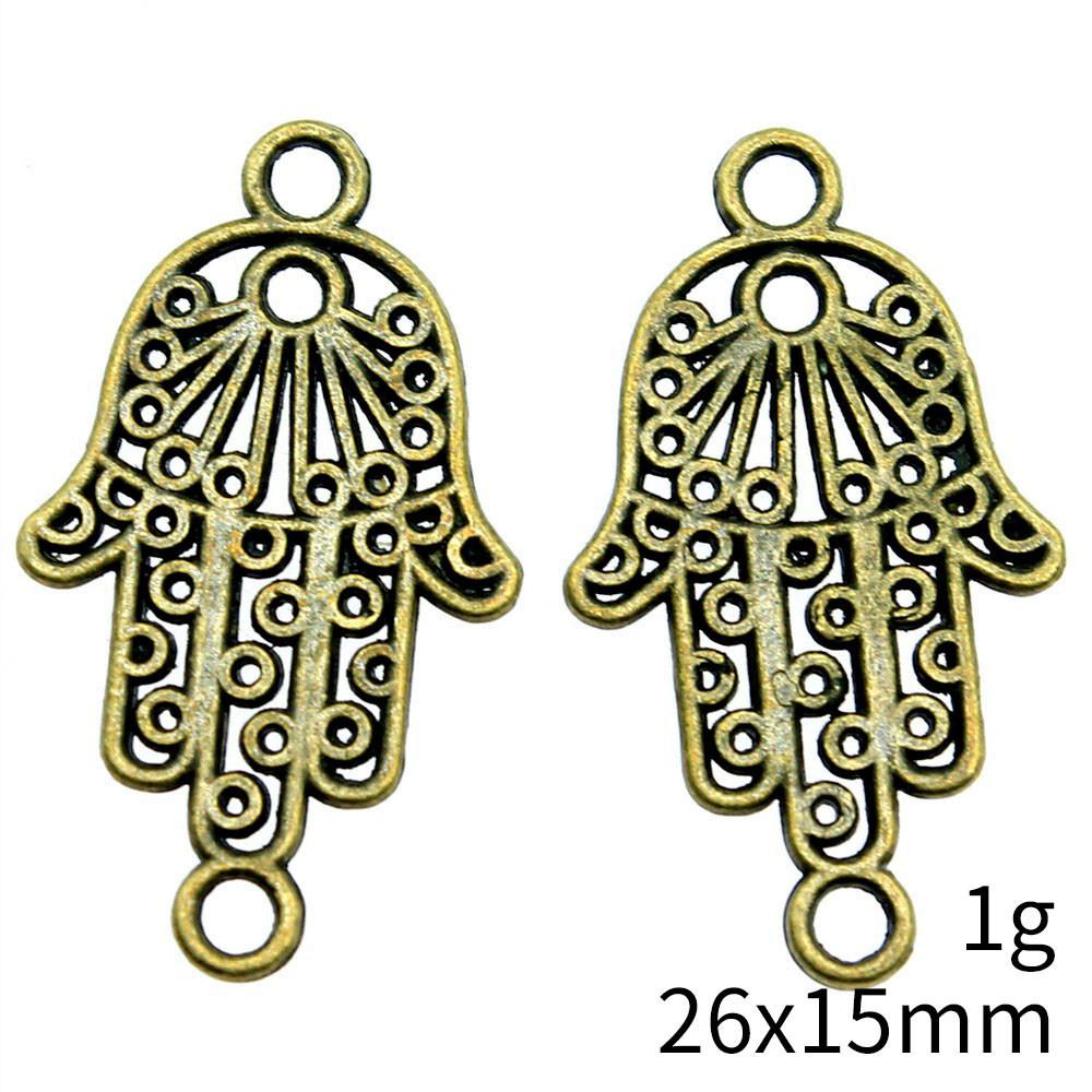 NewArrivals Charms For Necklace Hamsa Hand Talisman Amulet Charms Pendant Biz Phone Pendant