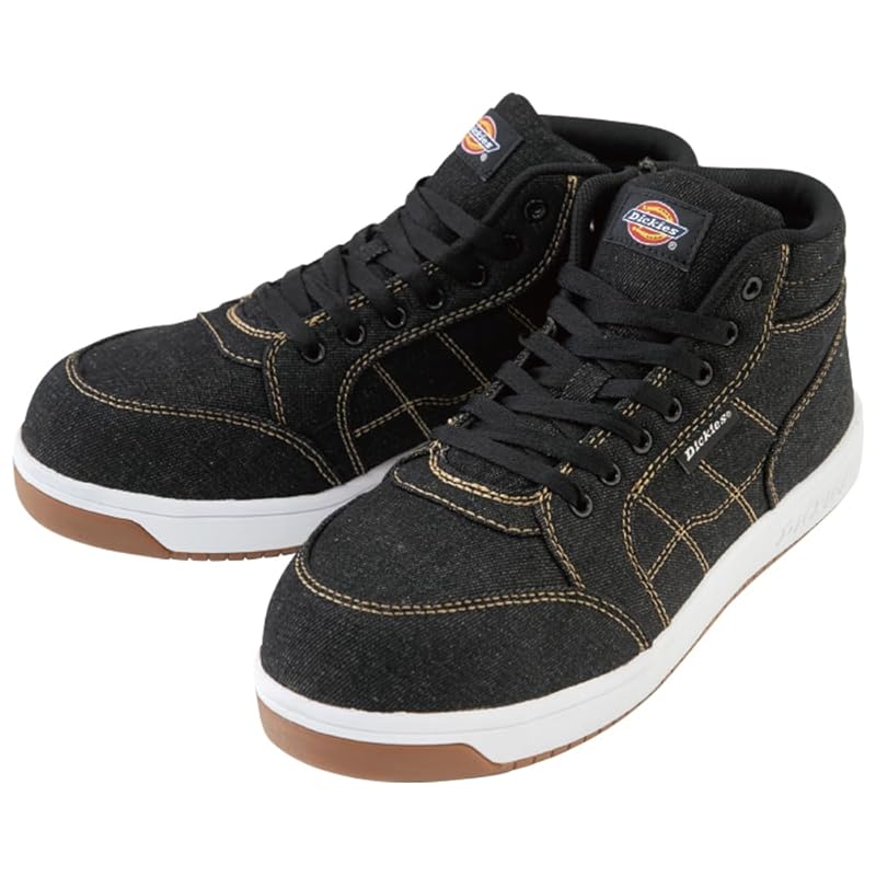 

[Dickies] safety shoes D-3311 High cut safety shoes men s black 25.0 cm