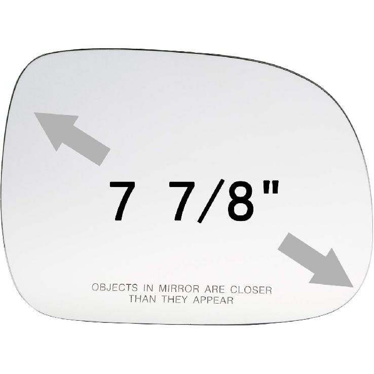 

ReYee Side Mirror Glass fit for 2004 2005 2006 2007 2008 2009 LEXUS RX330 RX350 RX400H Passenger Right Mirror Glass Replacement No Backing Plate