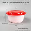 Disposable Round Plastic Food Containers with Lids