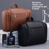 Mens Business Toiletry Bag With Waterproof Pu Material For Travel And Daily Use