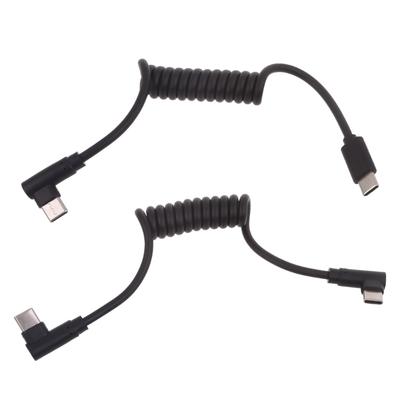Geschwindigkeit Typ C Kabel Spiralkabel Design Schnur 10 Gbit/s Datenübertragung 3A Schnellladung Geeignet für Smartphones