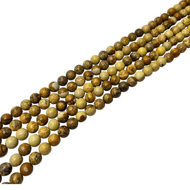 Picture Stone Loose Beads for DIY Jewelry and Accessories