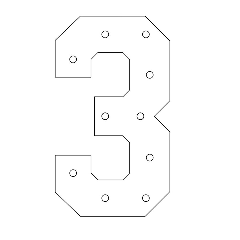 Light up Numbers,1Pc 73cm Marquee Numbers for 1st 16th 21st Birthday Party Decoration,fit for Anniversary Decor,Pre-Cut Foamboad with Yellow Lights