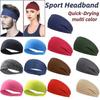 Bandeau de sport Bandeau de sueur Fitness Bandeau pour cheveux Tennis Yoga Absorbe la sueur Bandeau pour la tête Basketball Course à pied Bandeau de sueur Femmes Hommes