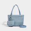 Hollow shoulder bag women's versatile beach vacation armpit bag solid color woven bag