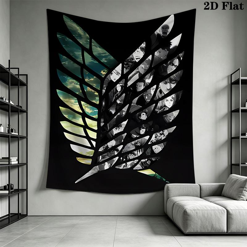 Attack Titan Wall Tapestry Tapestry Fashion Print Wallmounted Wall Decoration Work Of Art Wall Covering Decoration