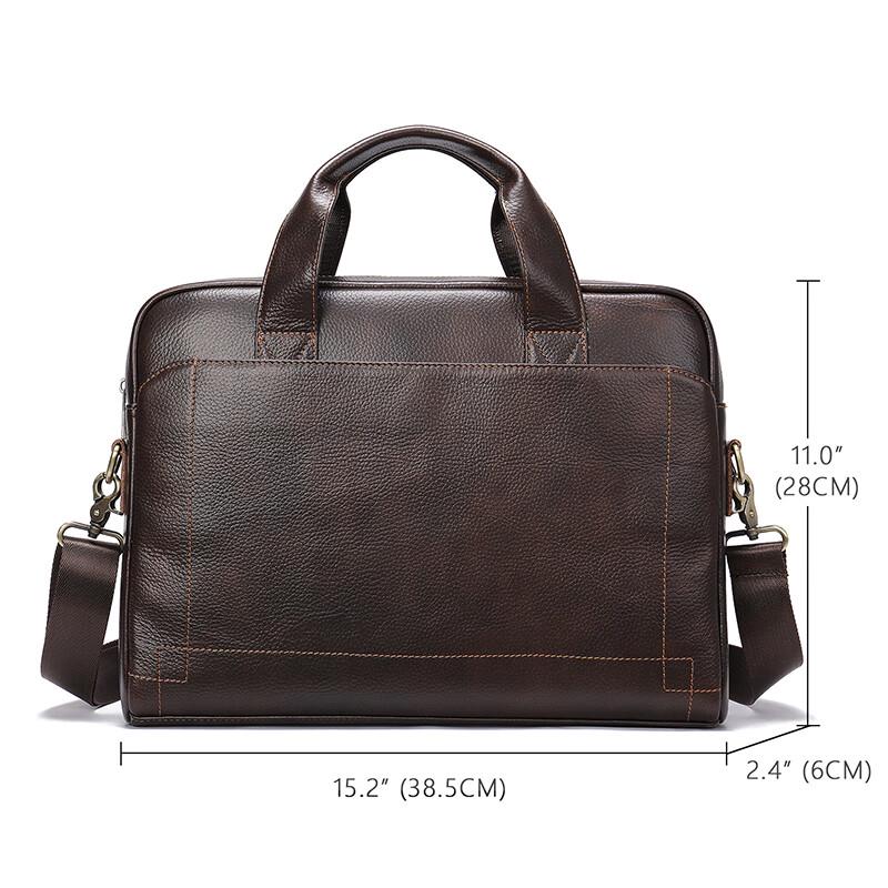 Men's Genuine Leather Business Briefcase