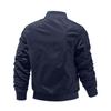 Men's Relaxed-Fit Casual Workwear Baseball Jacket Long-Sleeve Outerwear
