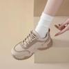 Sneaker Women's New Autumn High-End Thick-Soled Shoes for Students with Small Feet High-Top Clunky Sneakers