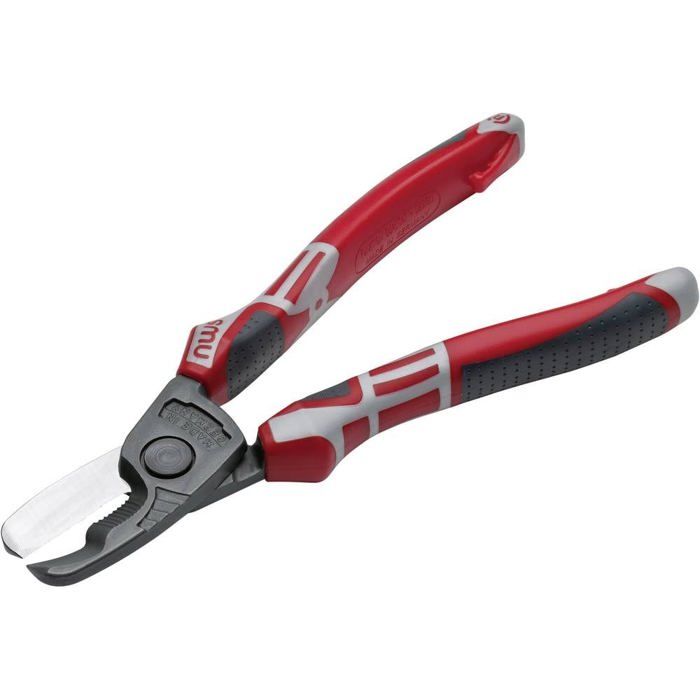 NWS 043-69-210 Pince Coupe-câbles Adapté Pour (technique D'isolation) Câbles En Alu Et En Cuivre, À 1 Ou Plusieurs Fils