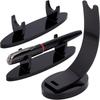 1bag 3pcs 2 Style Acrylic Pen Holder Display Stand Makeup Brush Rack Desk Pencil Wand Holder Black 27.5~88x50~127x29.5~93mm
