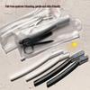 Xixi 5-Piece Eyebrow Grooming Set: Razor, Scraper, Scissors, Trimmers, Tweezers