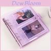 Transparent Sparkling Large Capacity 6hole Album With Pp Cover For Gift Giving And Collecting