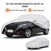 Fengguang 500 Car Cover: Sun Protection, Waterproof, Heat Insulation, All-Season, Universal Oxford Cloth.