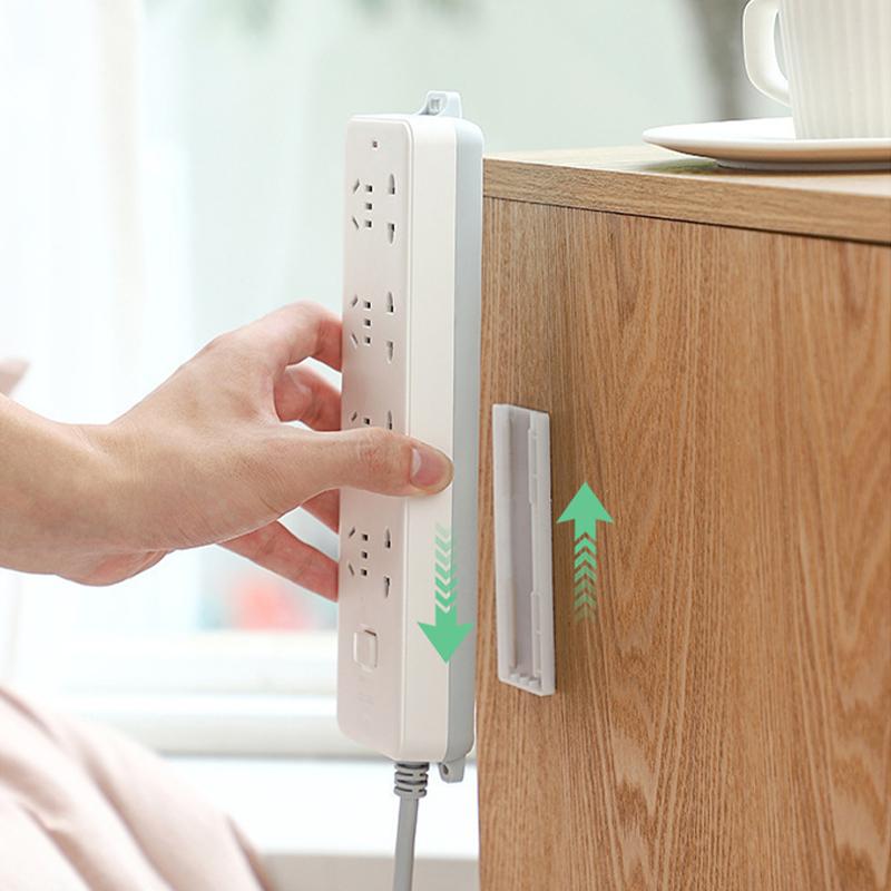 

Многоцелевой крючок из 2 предметов для домашней розетки, фиксатор пасты, настенный держатель патч-панели без удара