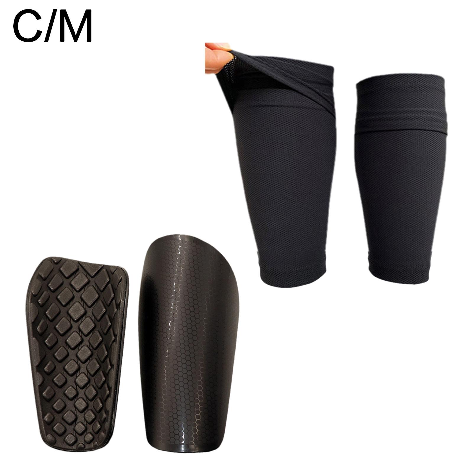 

Soccer Shin Guards Pads For Kids/Adult Football Legging Shinguards Sleeves Protective Gear 1 Pair Size Options Xs/S/M/L Football Kits XS чёрный