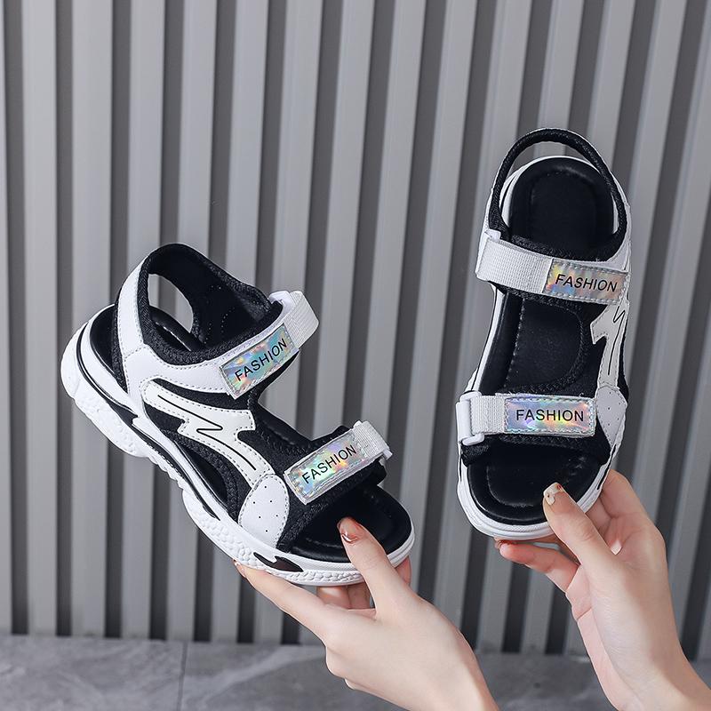 Літні надлегкі сандалі Жіночі спортивні сандалі Дівочі сандалі на липучці для дівчаток