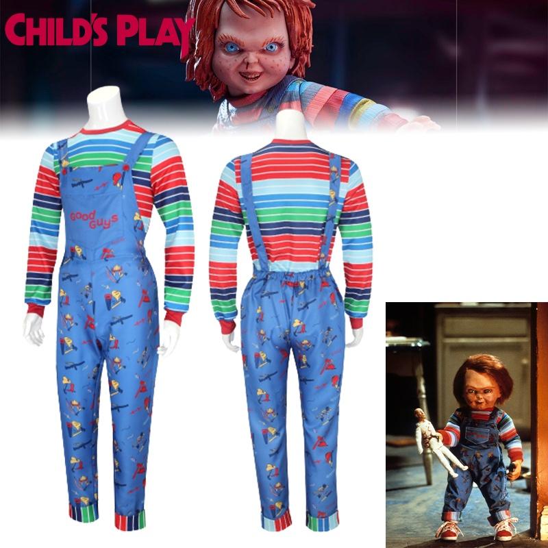 Cosplay Costume For Chucky Fans Polyester Material Street Style Trendy Design