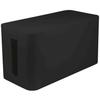 Cable Box - LOGILINK - Small Size - Color Black - Practical Storage - Dimensions 235x115x120mm