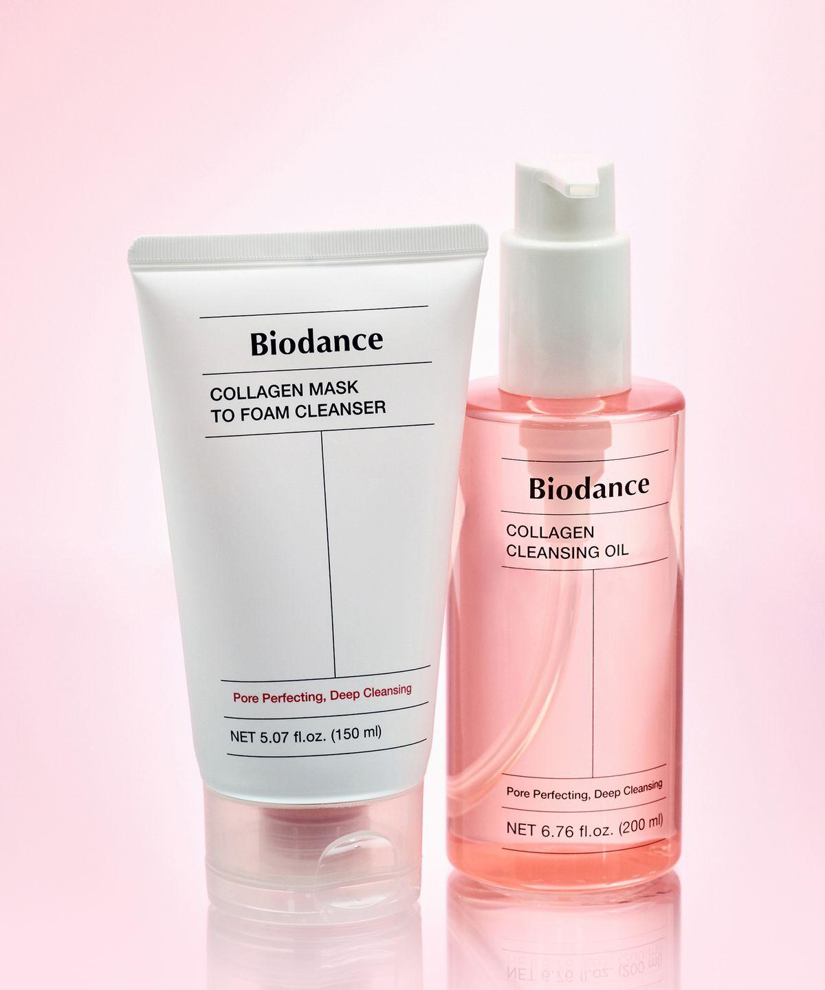 Collagen Cleansing Oil + Pack-to-Foam Cleanser